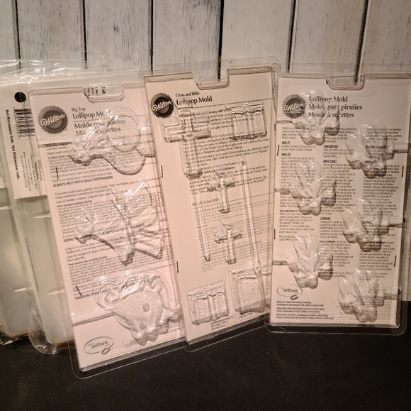 Lollipop form molds for Chocolate, NWT bundle set of 5 - Picture 8 of 12